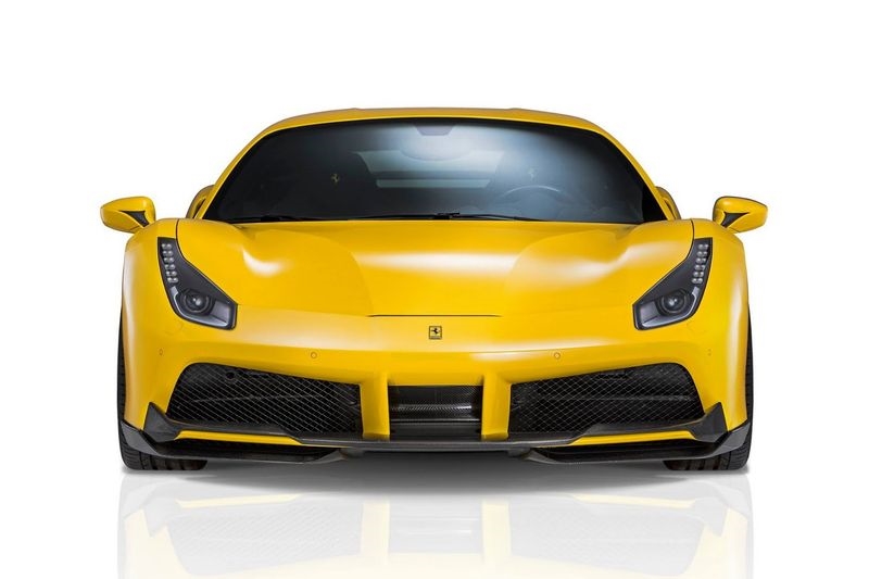 Ferrari 488 GTB – Novitec style Carbon Front Lip spoiler 01